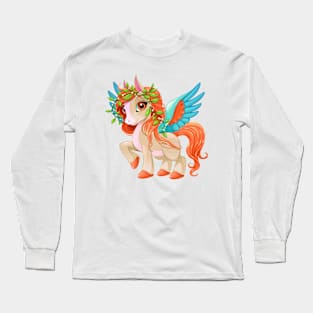 Baby pegasus for freedom and magic Long Sleeve T-Shirt